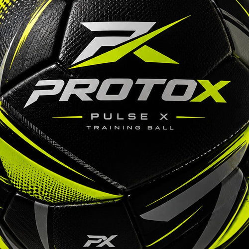 Close-up of the PULSE X panel showing the PROTOX logo and textured outer